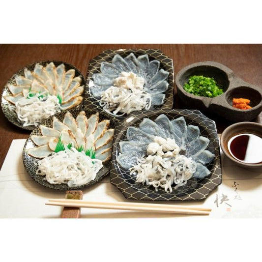 国産とらふく刺身＆天然まふくのタタキ刺しの食べ比べセット≪送料込≫