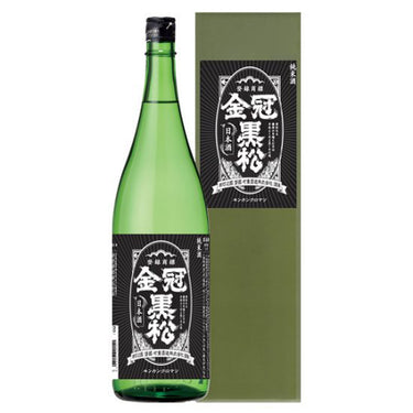 （酒）金冠黒松　純米酒　1.8L≪送料込≫