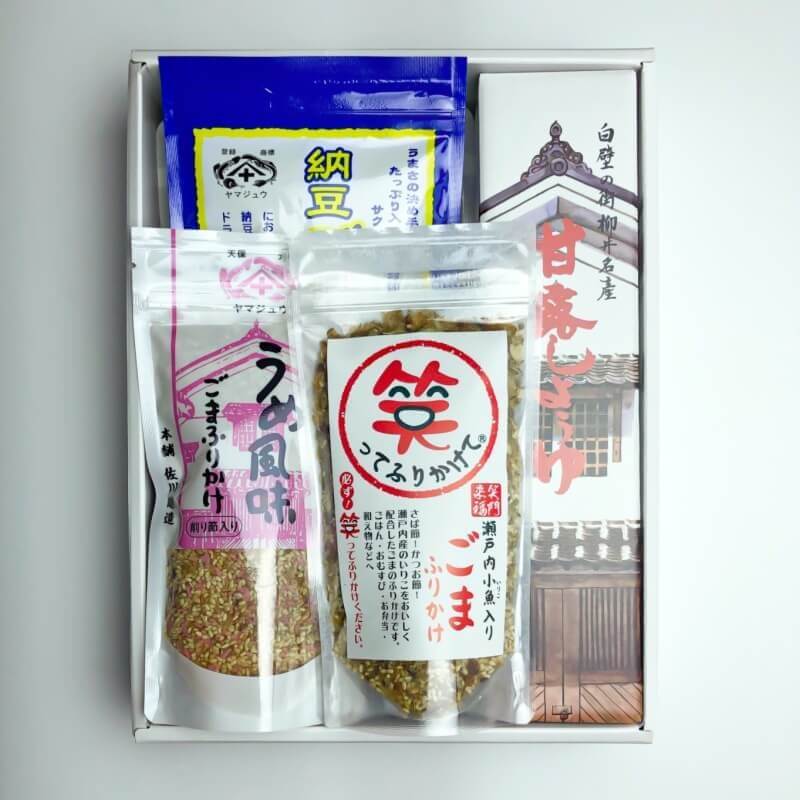 甘露醤油と笑門来福ふりかけ詰合せ≪送料込≫