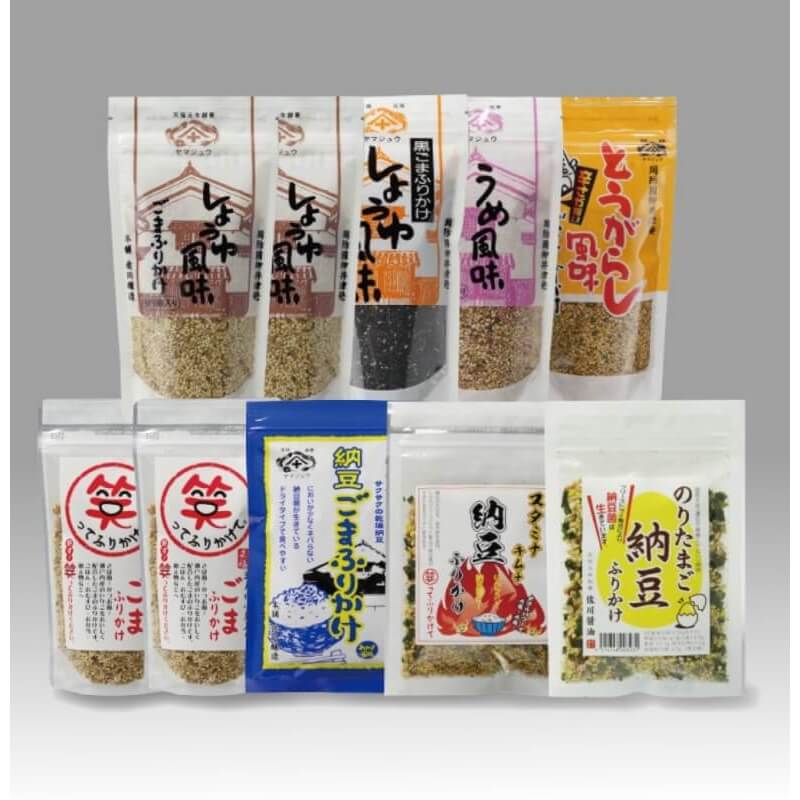 ごまふりかけと納豆ごまふりかけの詰合せ≪送料込≫