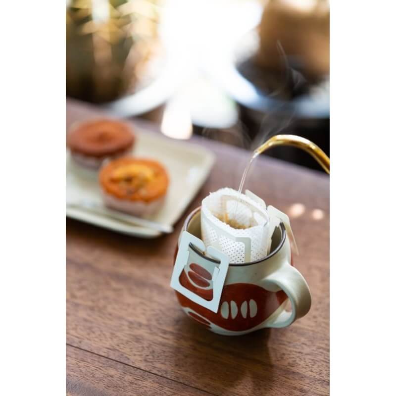 金魚ちょうちんブレンドコーヒー＆自然薯ドーナツセット≪送料込