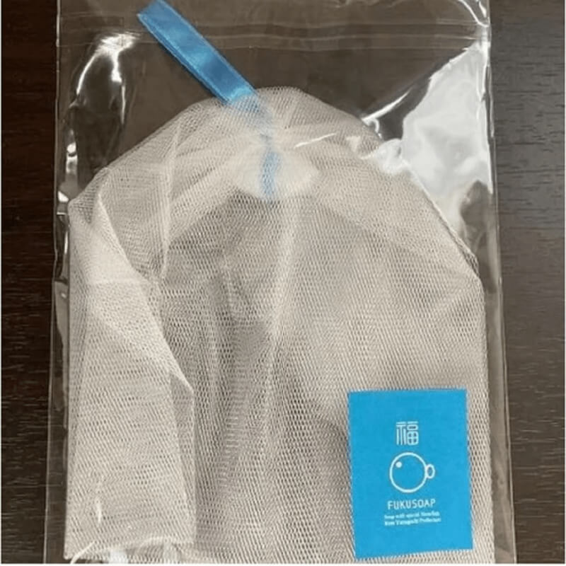 FUKUSOAP25g（オーガンジー袋　3個セット　オリジナル石けんネット付き）≪送料込≫