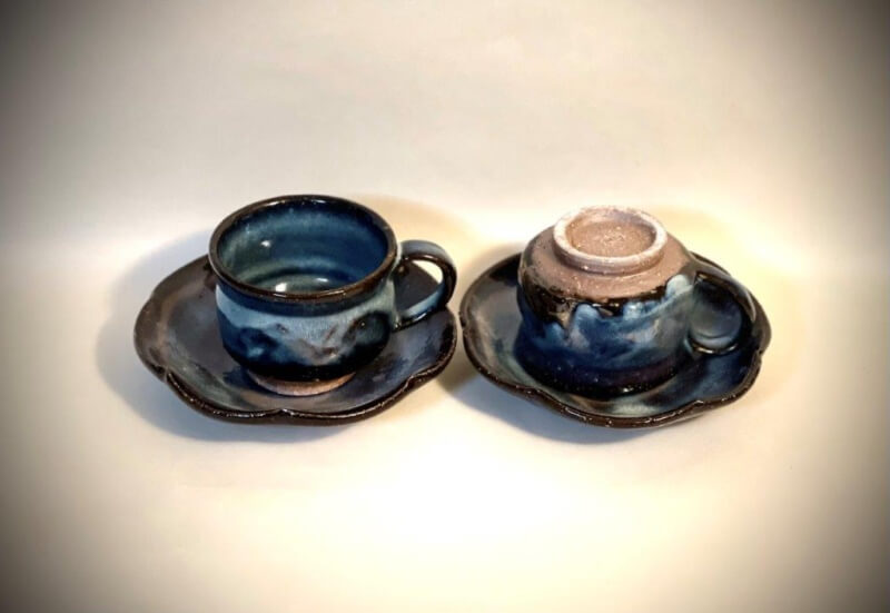 萩焼コーヒー2客セット≪送料込≫