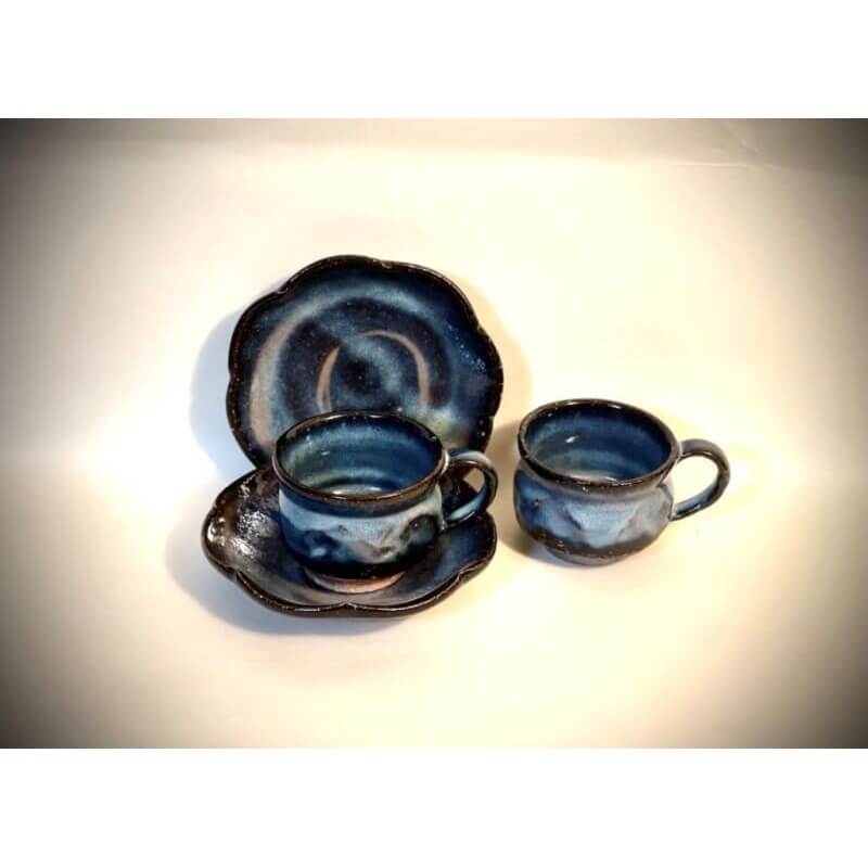 萩焼コーヒー2客セット≪送料込≫