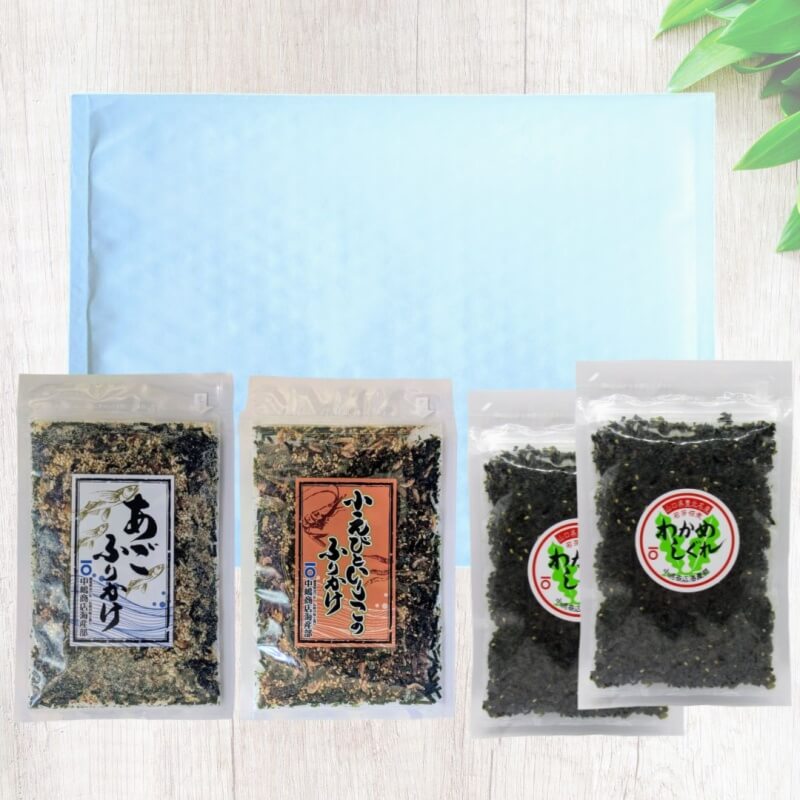 わかめしぐれ・海鮮ふりかけ 計4袋入りセット
