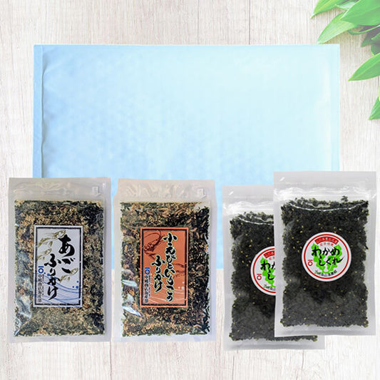 わかめしぐれ・海鮮ふりかけ 計4袋入りセット≪送料込≫