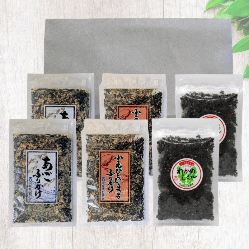 わかめしぐれ・海鮮ふりかけ 計6袋入りセット≪送料込≫